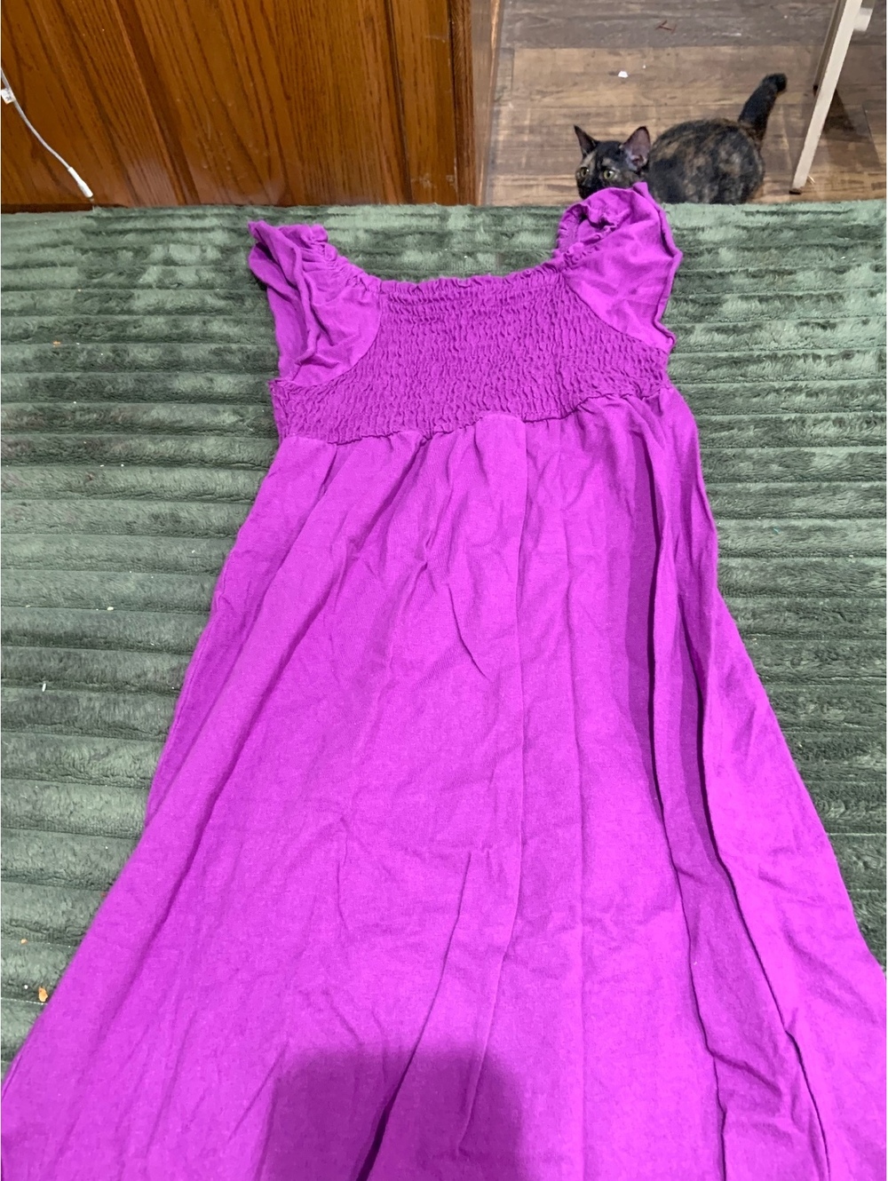 Faded Glory purple sleeveless dress size M 7-8